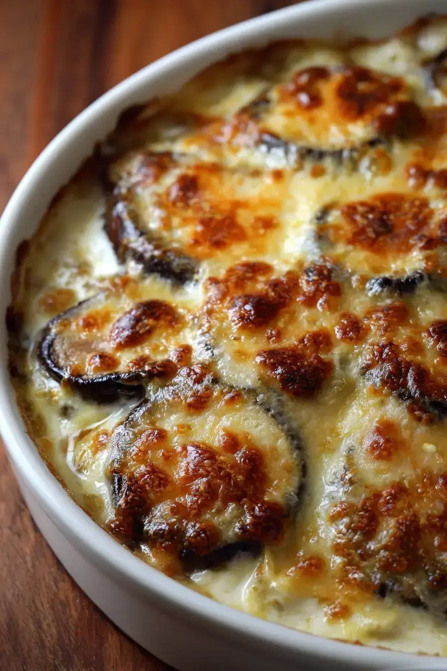 Effortless Elegance: Creamy Scalloped Portobello Mushrooms Recipe
